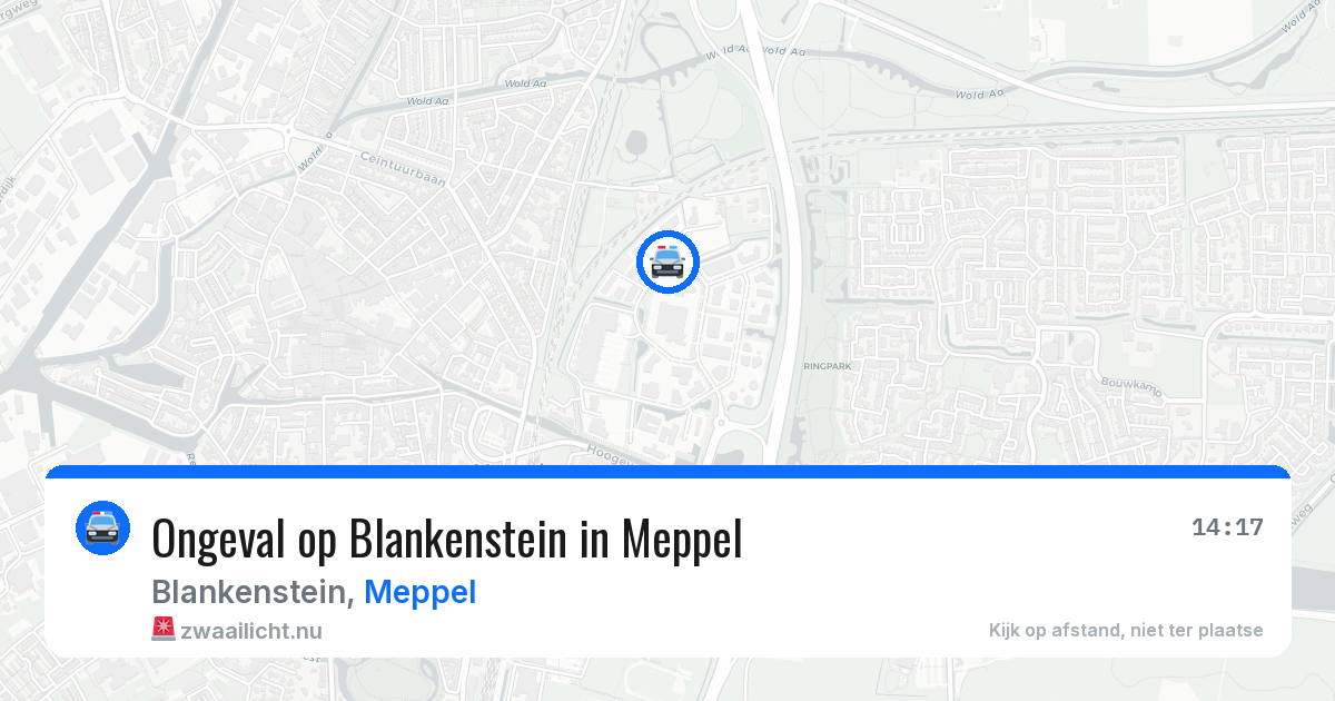 Ongeval op Blankenstein in Meppel — 24 jul 2026