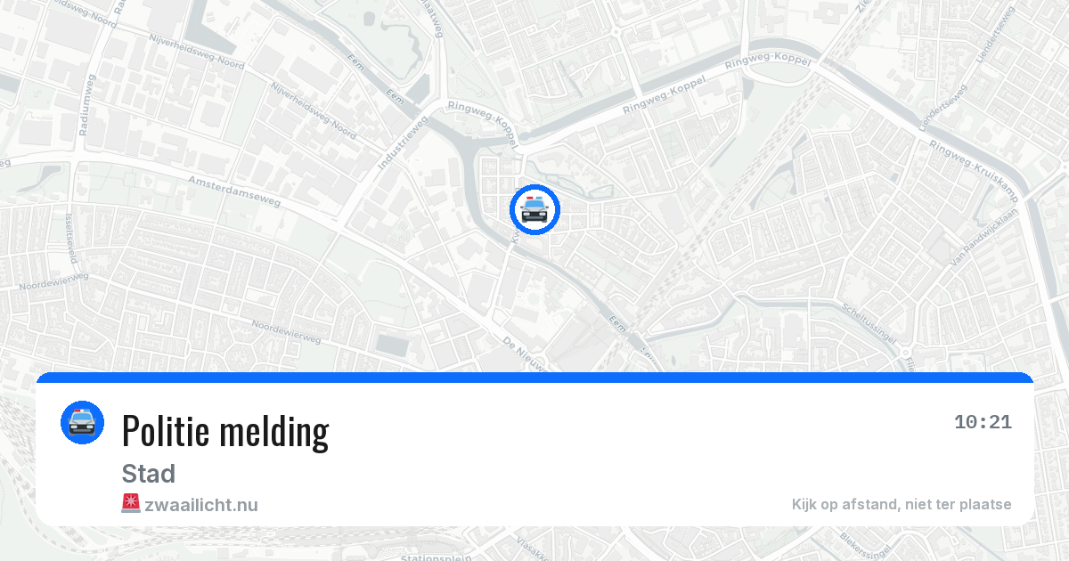 Politie melding — 1 apr 2026