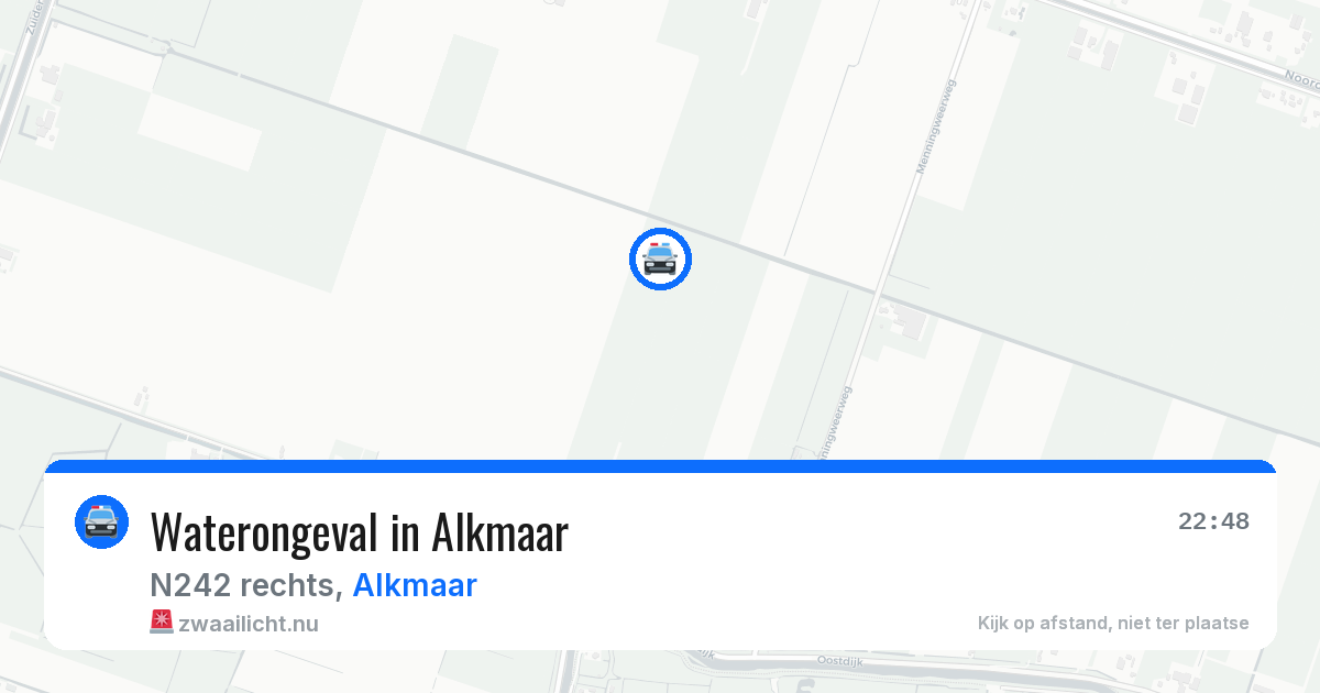 Waterongeval in Alkmaar — 16 jul 2026