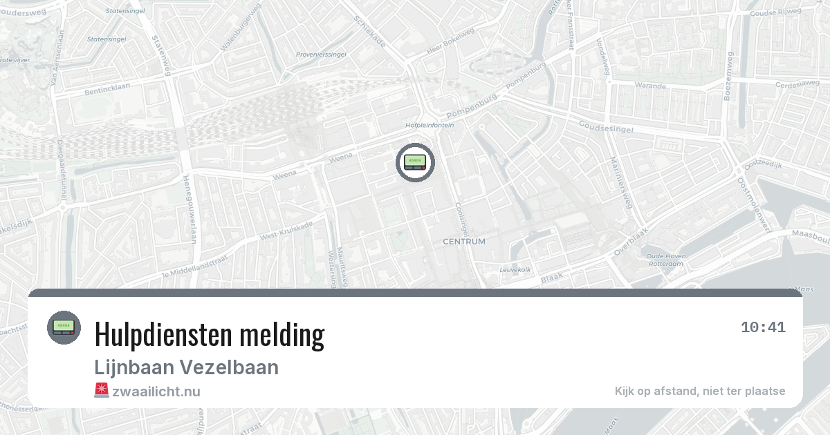 Hulpdiensten melding — 10 feb 2026