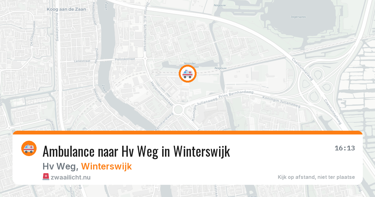 Ambulance naar Hv Weg in Winterswijk — 30 mrt 2026