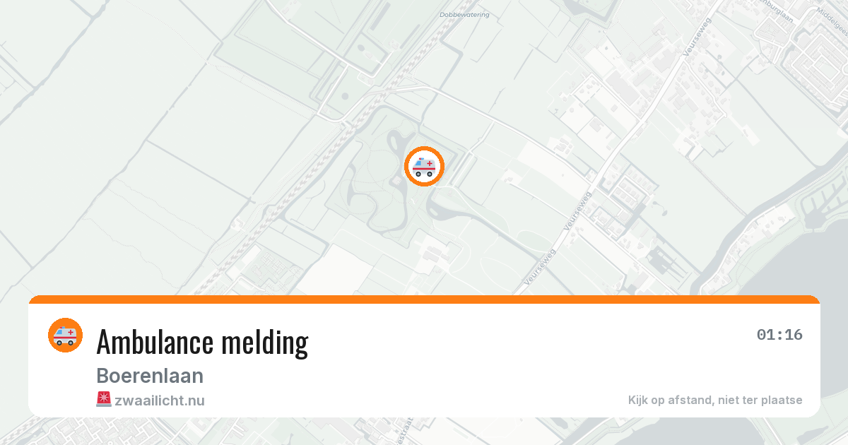 Ambulance melding — 15 jul 2026