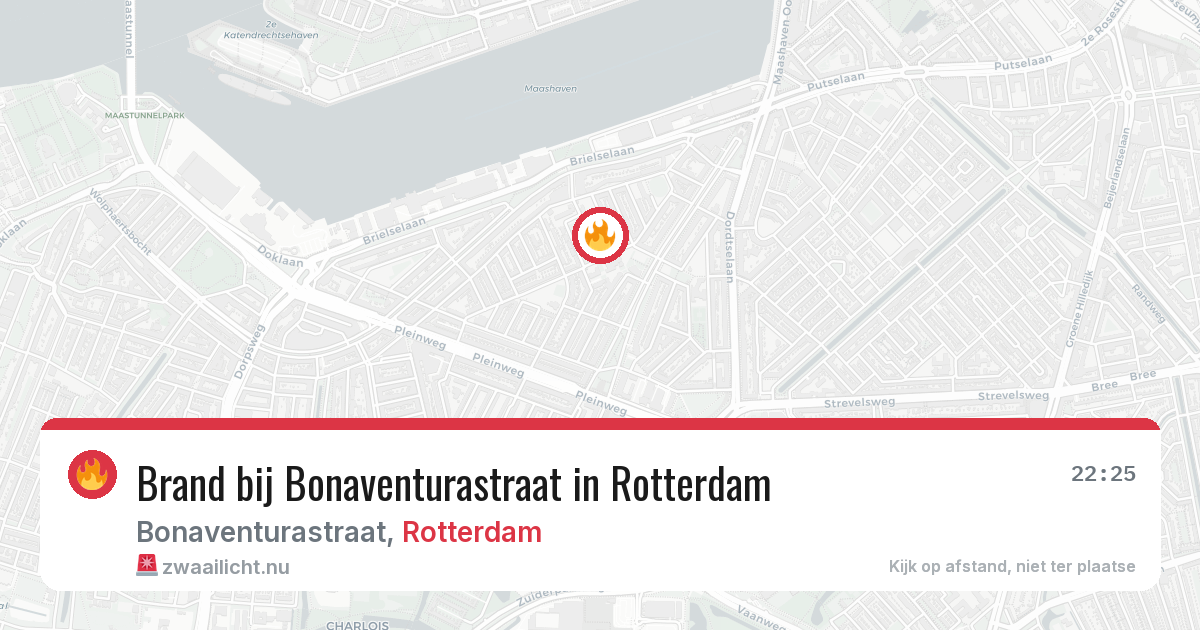 Brand bij Bonaventurastraat in Rotterdam — 7 mei 2026