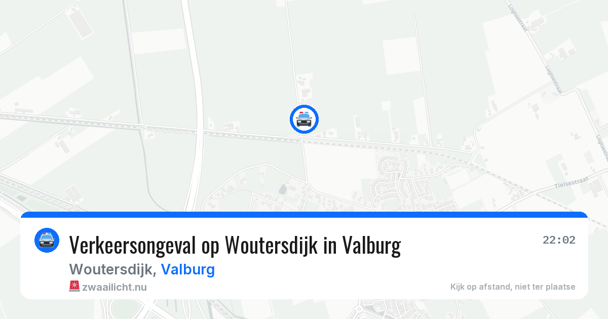 Verkeersongeval op Woutersdijk in Valburg — 18 jul 2026