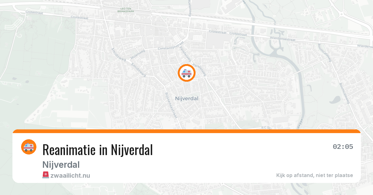 Reanimatie in Nijverdal — 26 jul 2026