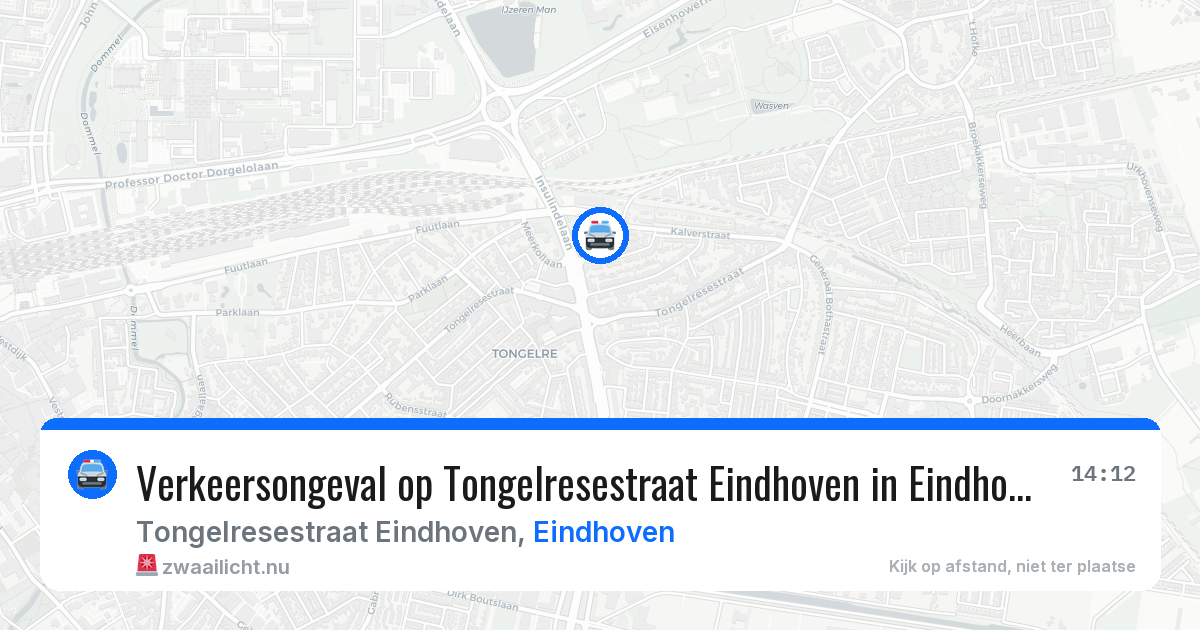 Verkeersongeval op Tongelresestraat Eindhoven in Eindhoven — 7 mei 2026