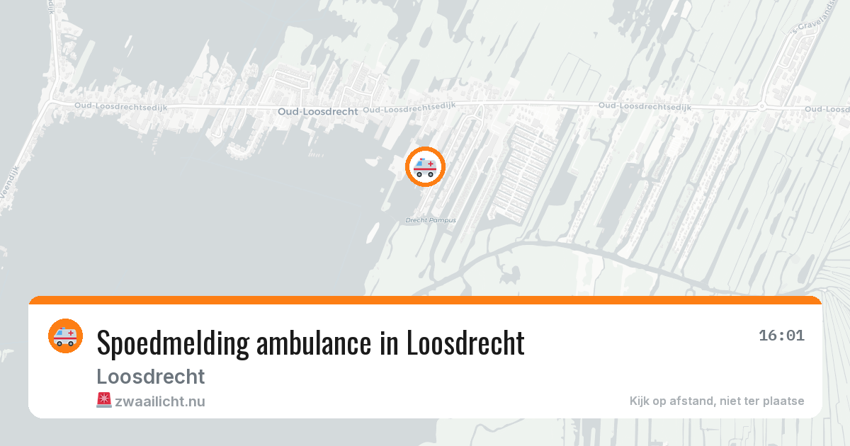 Spoedmelding ambulance in Loosdrecht — 11 jul 2026