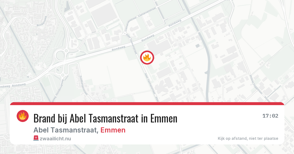 Brand bij Abel Tasmanstraat in Emmen — 20 mei 2026