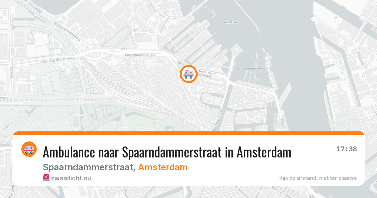 Ambulance naar Spaarndammerstraat in Amsterdam — 12 jul 2026
