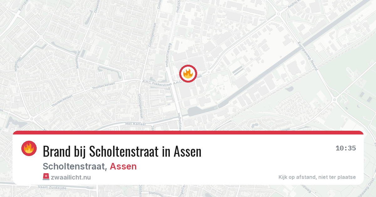 Brand bij Scholtenstraat in Assen — 14 apr 2026
