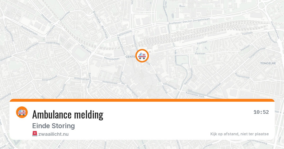 Ambulance melding — 26 mrt 2026