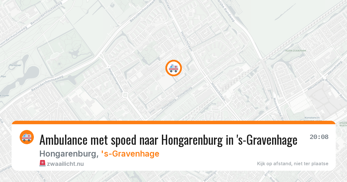 Ambulance met spoed naar Hongarenburg in 's-Gravenhage — 5 jun 2026