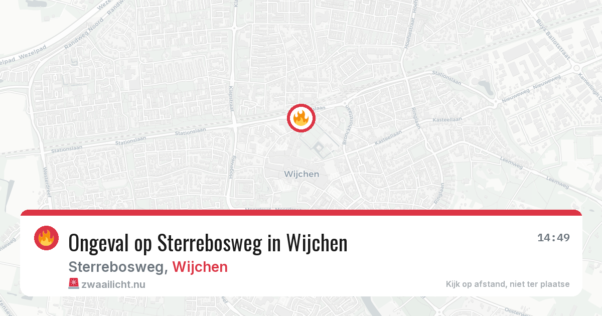 Ongeval op Sterrebosweg in Wijchen — 6 mei 2026