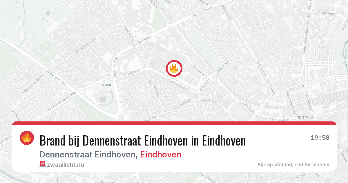 Brand bij Dennenstraat Eindhoven in Eindhoven — 5 jun 2026