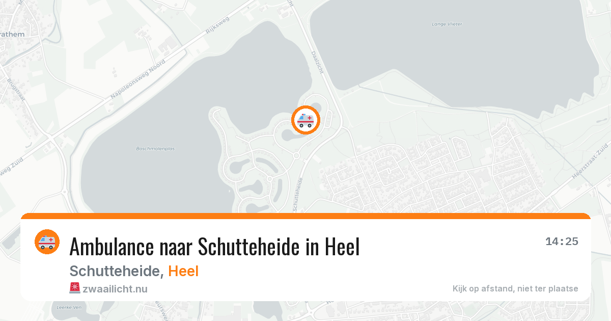 Ambulance naar Schutteheide in Heel — 24 jul 2026