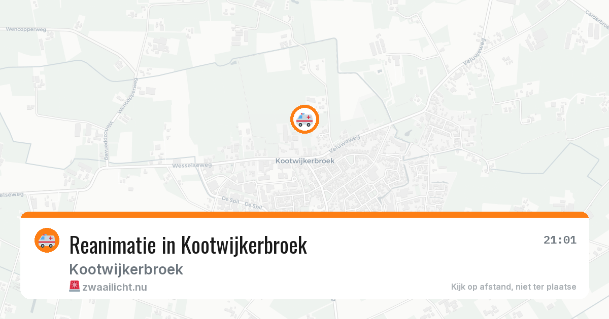 Reanimatie in Kootwijkerbroek — 23 mei 2026